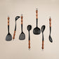 Kitchen Utensils Set with Acacia Wood Handles-8Pcs/4Pcs